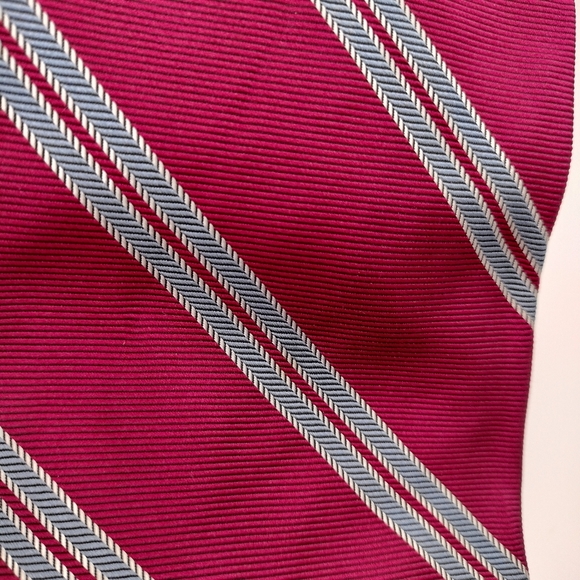 Brooks Brothers 346 Pink Striped Men's Tie Necktie Texture Woven Classic Modern - Picture 4 of 7